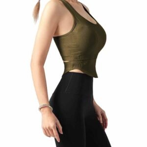 黒のスポーツブラトップ RUXI jp1717