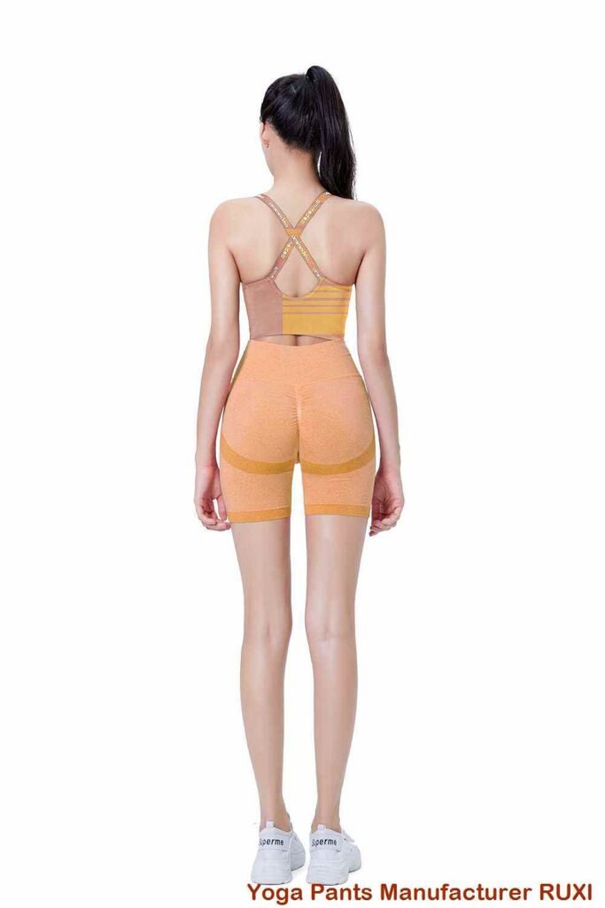 白いマタニティサイクリングショーツ RUXI